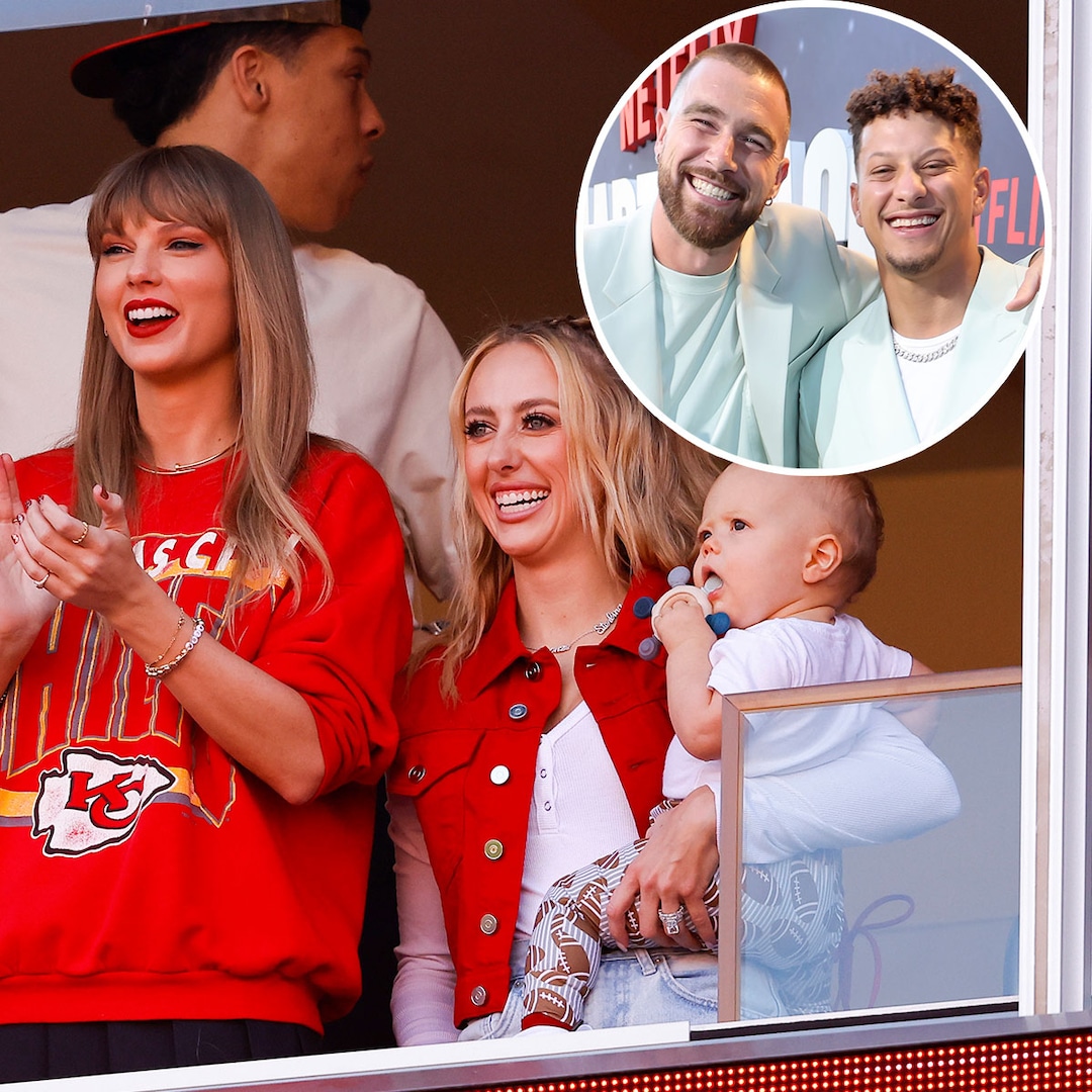 Patrick Mahomes Wants to “One Up” Brittany & Taylor Swift’s Handshake Patrick Mahomes Wants to “One Up” Brittany & Taylor Swift’s Handshake